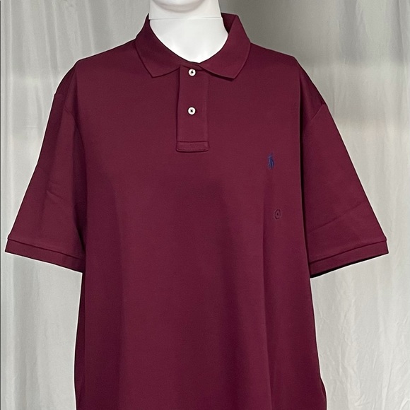 Polo Ralph Lauren Maroon Blue Poloman Shirt New XLarge Casual Dress Shirt - Picture 1 of 4